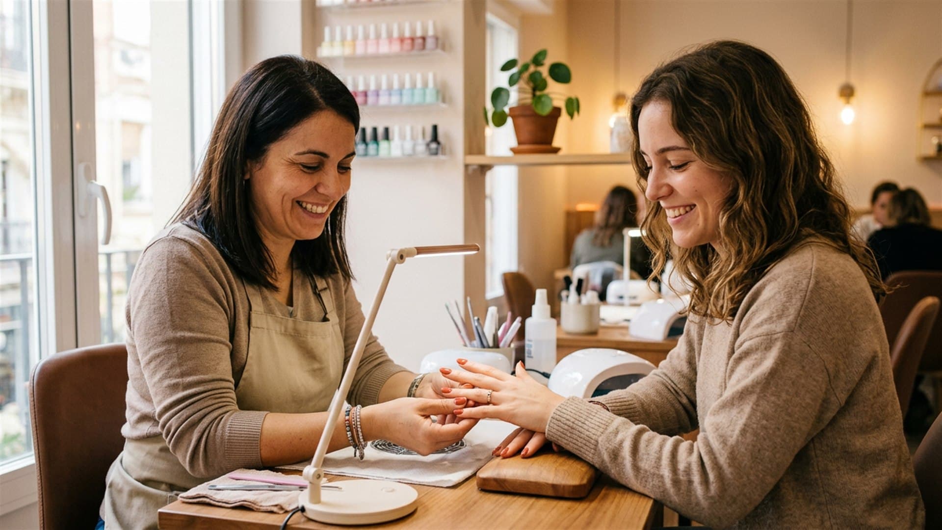 Manicura y pedicura en Esplendor Tui