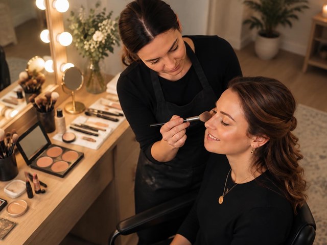 Luce radiante con maquillaje profesional integral en Tui